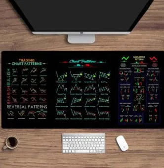 Black rubber desk mat with anti-slip base and stain-resistant surface for mouse and computer use.