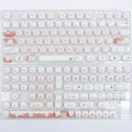 Colourful cartoon dessert cat mechanical keyboard key cap set with MOG round design