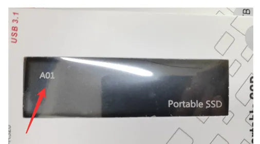 Portable external SSD with metal casing in red colour, shown alongside other colour options.