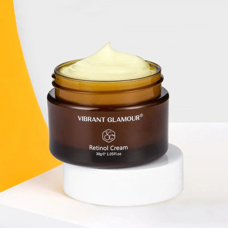 30ml bottle of retinol facial serum for reducing fine lines and dry lines.
