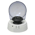 Mini laboratory centrifuge with compact dimensions and 7000 rpm speed capability