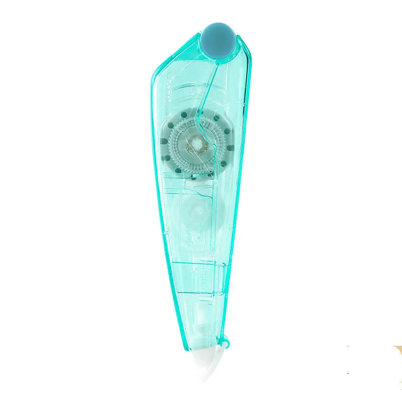 Refill correction tape with transparent cartridge in four colour options for student and office use