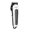 Professional digital electric hair clipper in black, red, or white with brushless motor and waterproof design