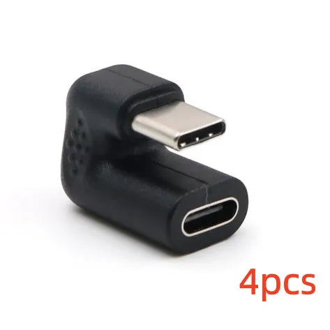 U-bend design mobile phone and tablet adapter extension cable with four adapter set