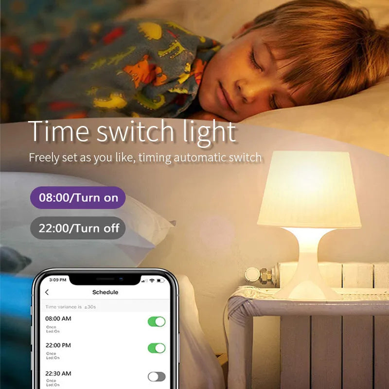 Smart RGBCCT GU10 spotlight bulb with WiFi connectivity for voice control