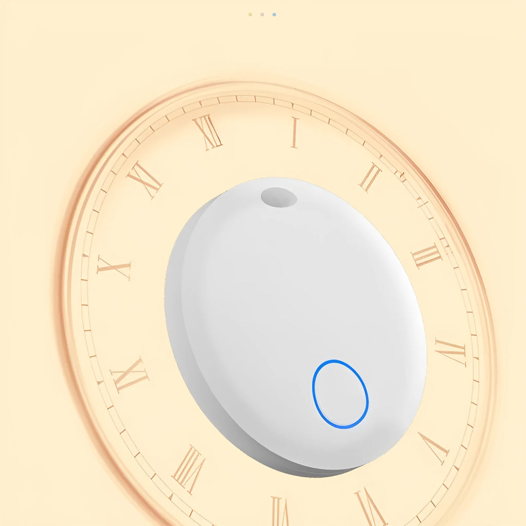 Pet GPS tracking device with collar attachment for cats and dogs featuring 360-day battery life