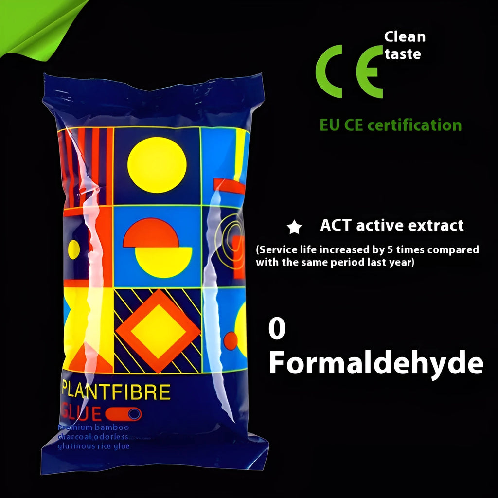 Glutinous rice wallpaper adhesive Glue E variant in three-roll formaldehyde-free packaging
