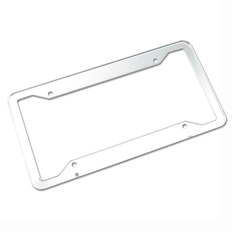 Aluminium alloy licence plate frame with 200x150mm dimensions in four finish options