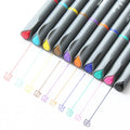 10-piece set of 0.38mm hook line pens for architectural drafting and technical design work