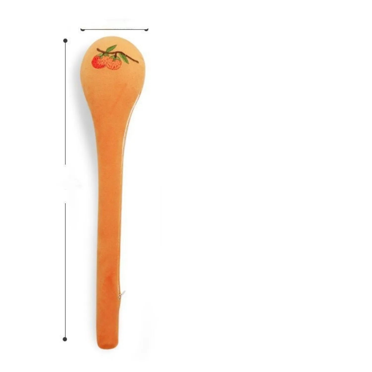 48 cm long percussion massage stick with meridian flap design and zipper closure