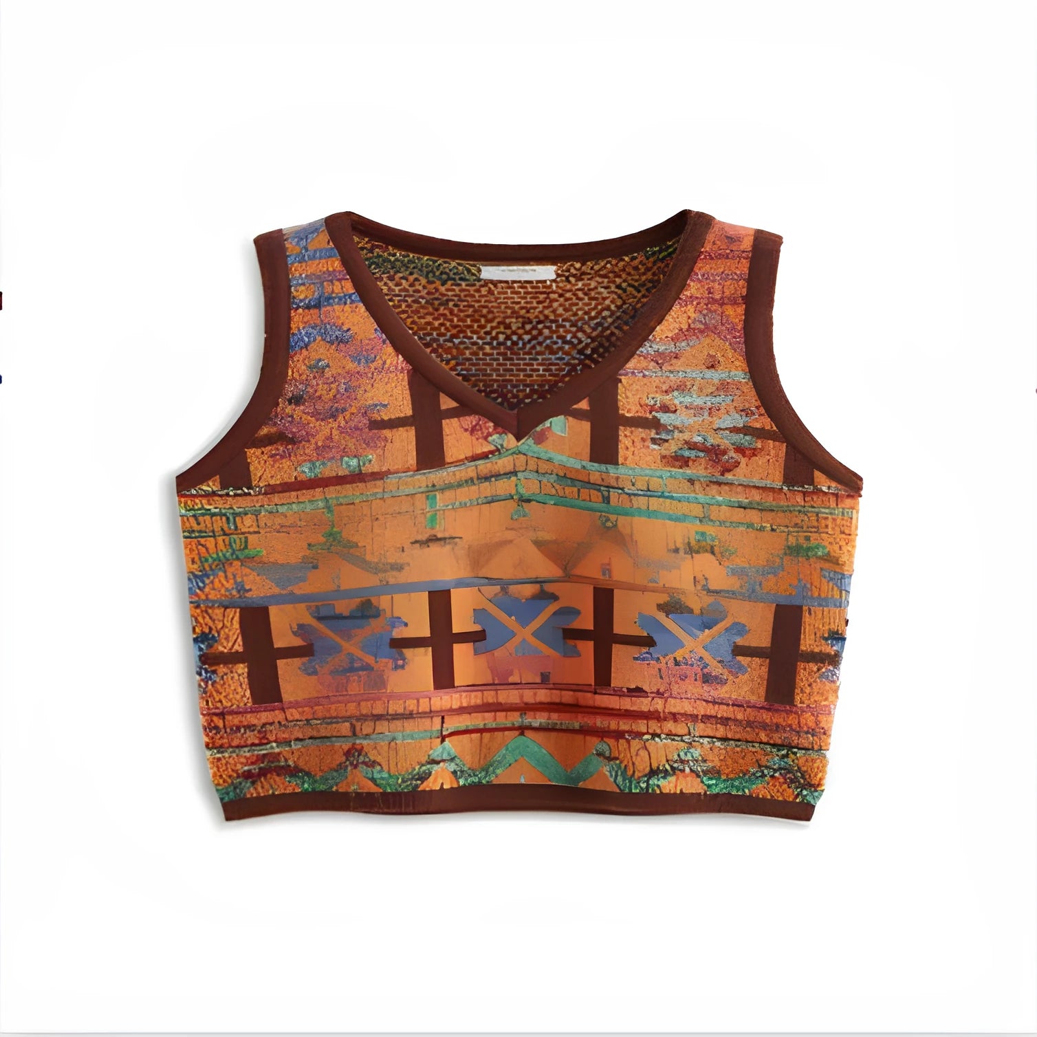 Loose fit round neck short sleeve T-shirt in bird eye cloth fabric, shown in picture colour.
