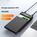 3.5 inch USB 3.0 SATA hard drive enclosure with ABS plastic case and power supply