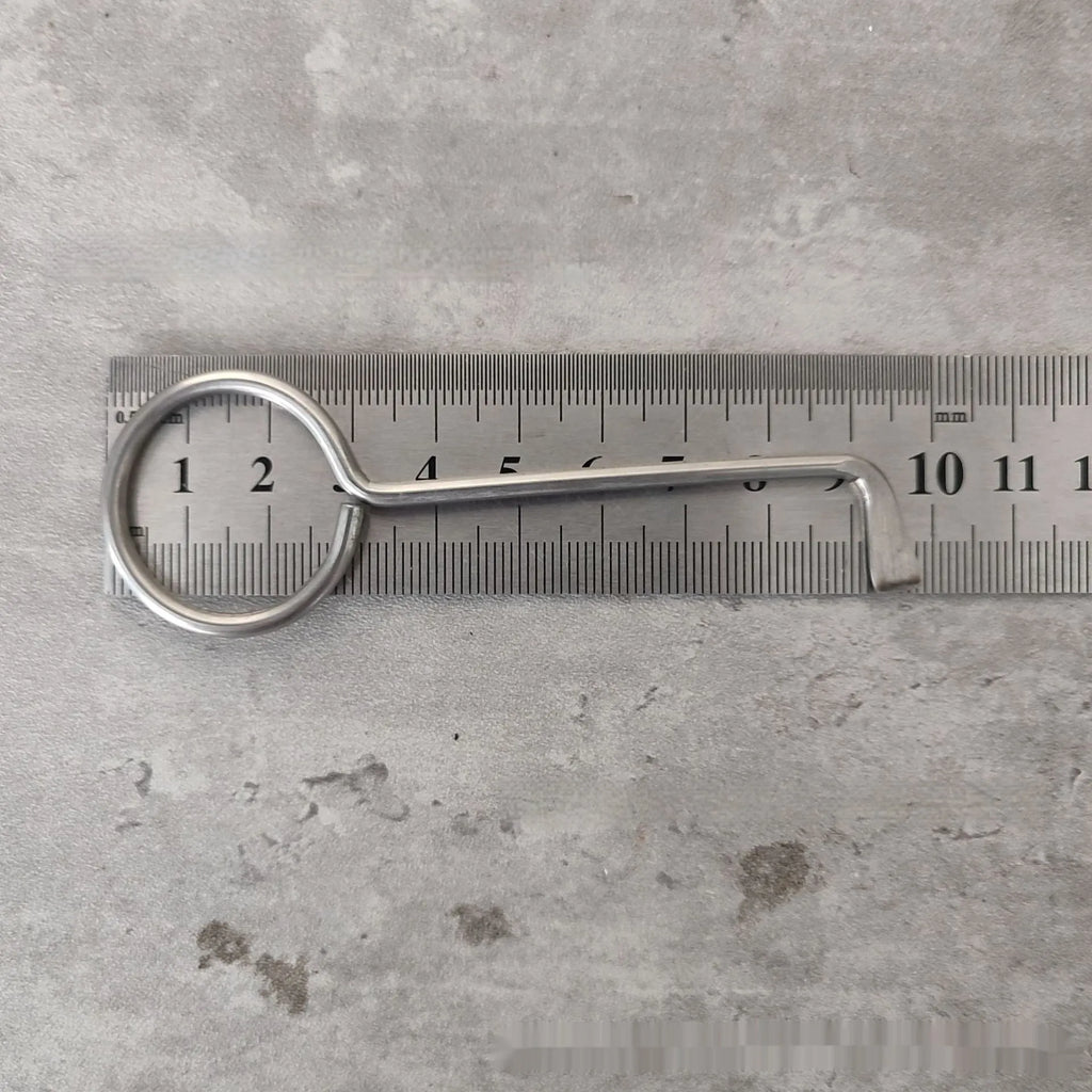 Two alloy wrench tools from a portable manual tool set for household repairs