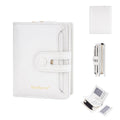 Women's RFID-blocking PU leather wallet card holder in multiple colour options