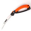 Folding garden saw with extended 230mm blade and TPR handle