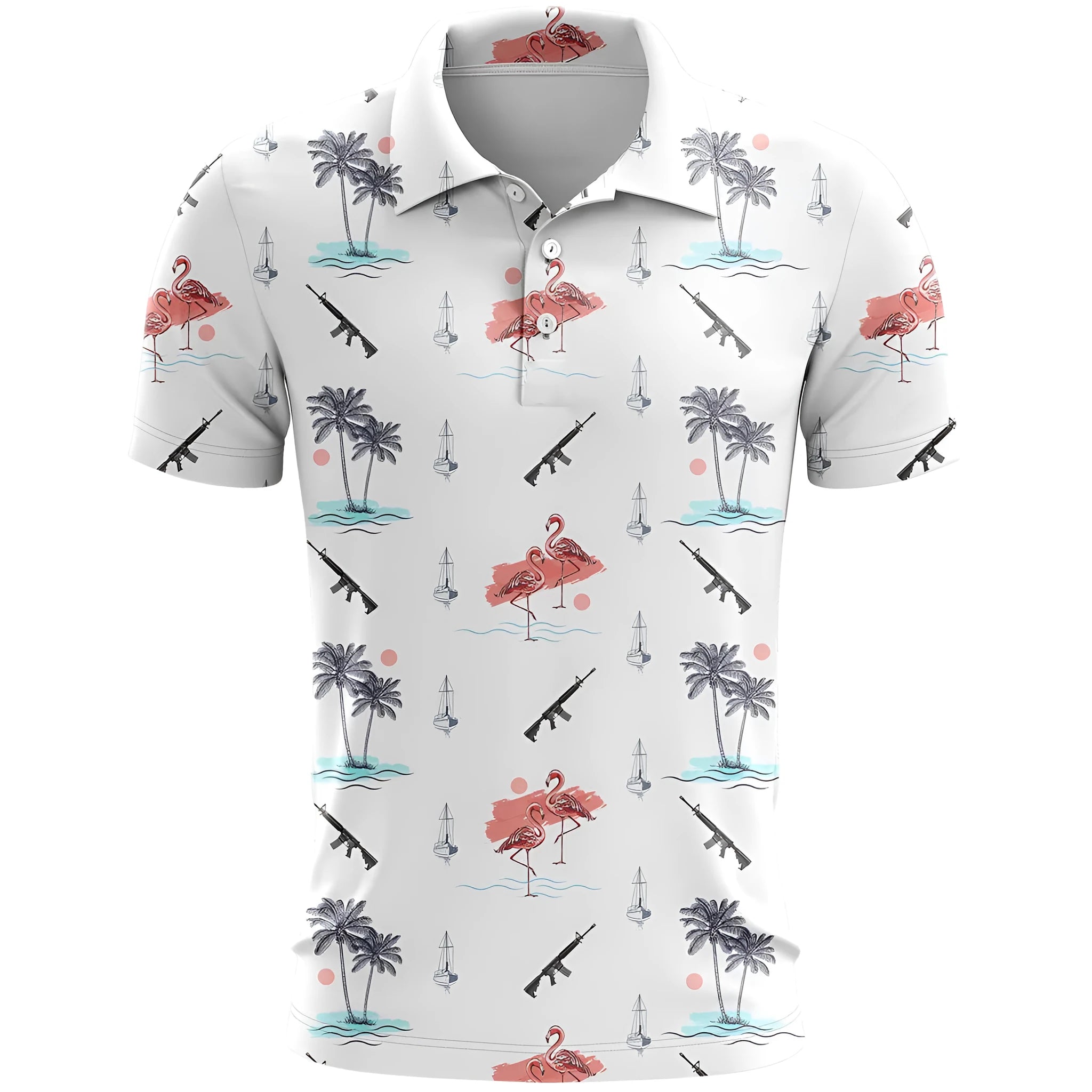 3D printed sports short sleeve T-shirt in loose fit with colour matching pattern on thin polyester fabric