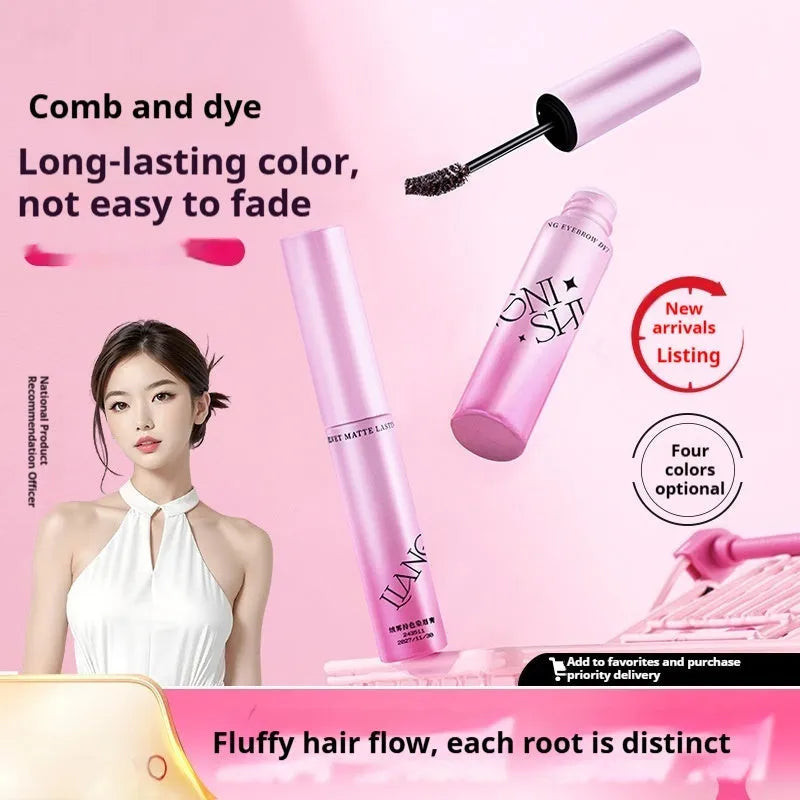 Velvet fog finish eyebrow cream in four natural shades including coconut palm milk coffee colour