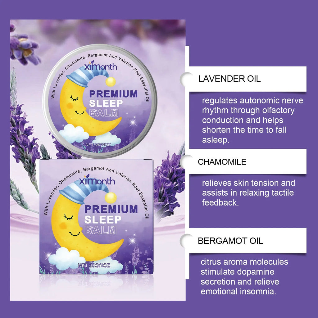 30g jar of Sleep Goodnight gentle formula night cream with lavender and valerian