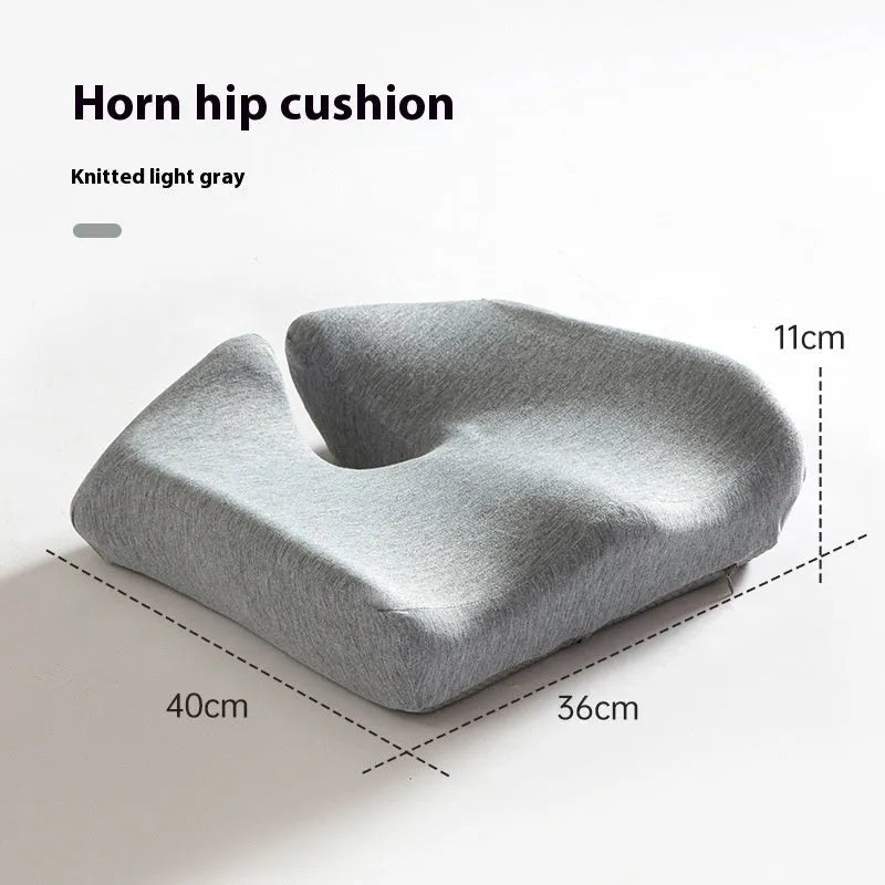 Memory foam office chair cushion with lumbar support in 36x40x11cm size