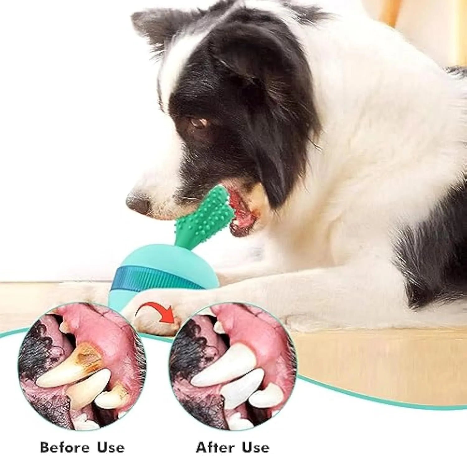 Blue interactive treat dispensing dog puzzle ball toy for medium large breeds