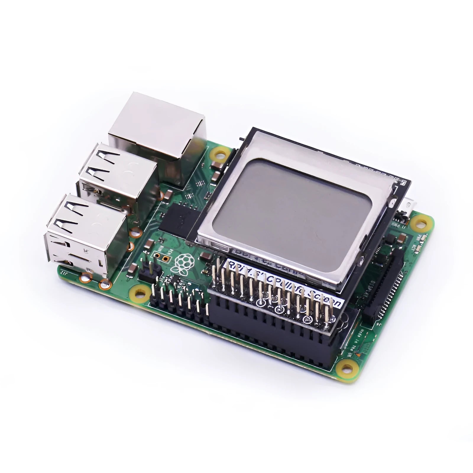 1.6 inch LCD display for Raspberry Pi with backlight switch and CPU monitoring capabilities