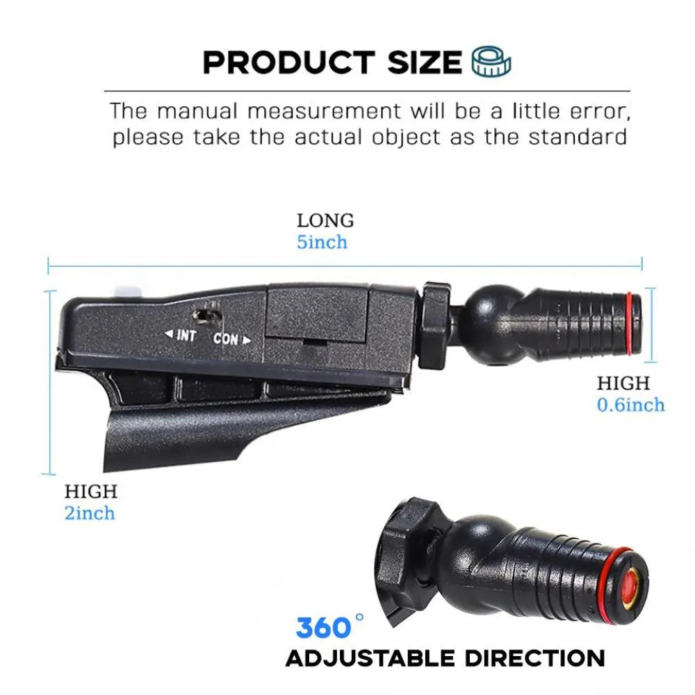 Black golf push rod laser aiming instrument with laser sight for putting alignment practice