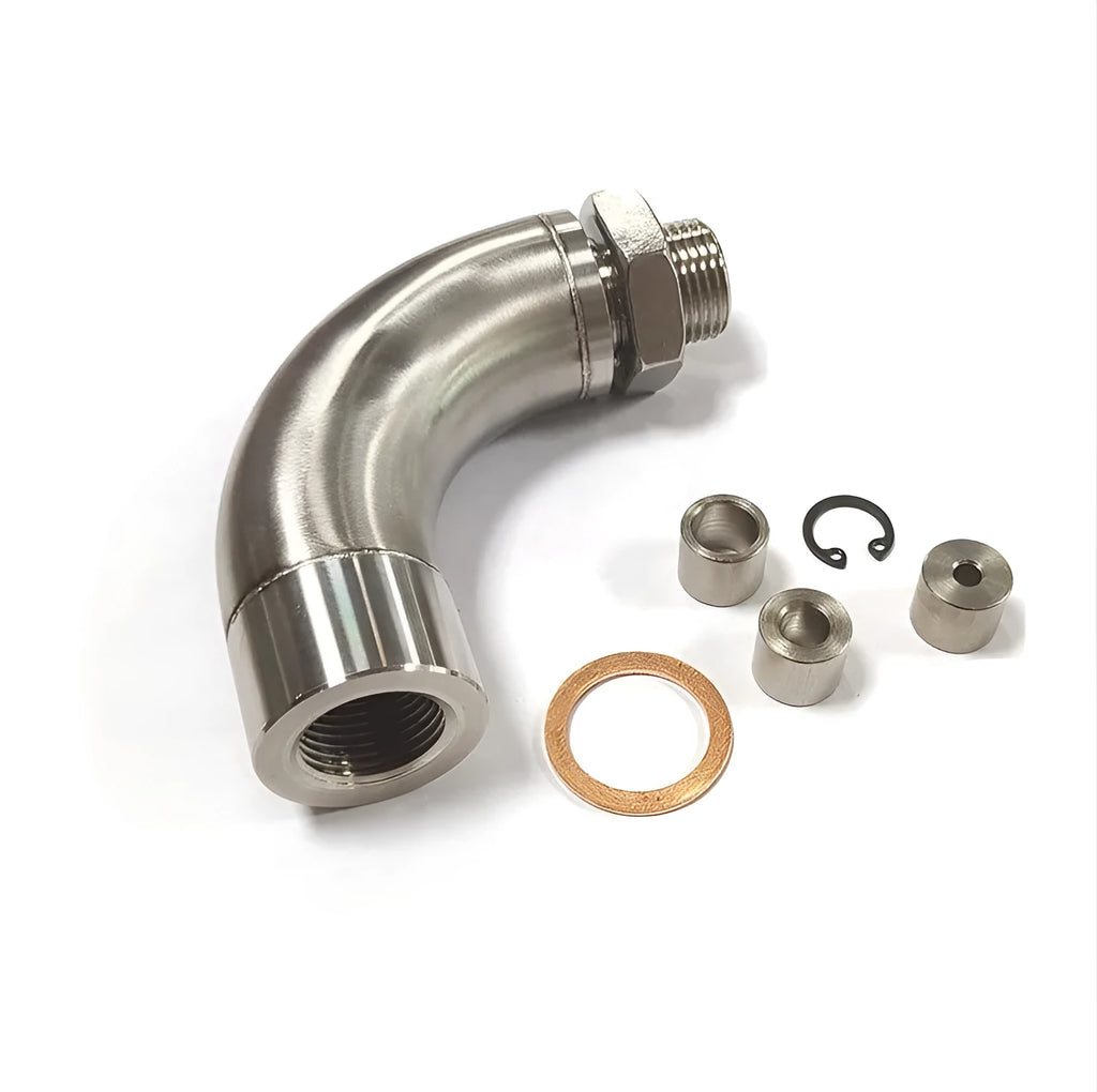 Car M18 temperature sensor adapter with 1.5 thread for gas flow crossover applications