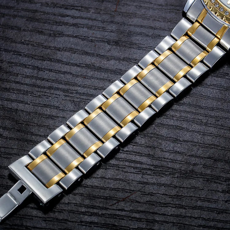 Fashionmonger men's automatic mechanical watch with luminous hands and waterproof case in business style
