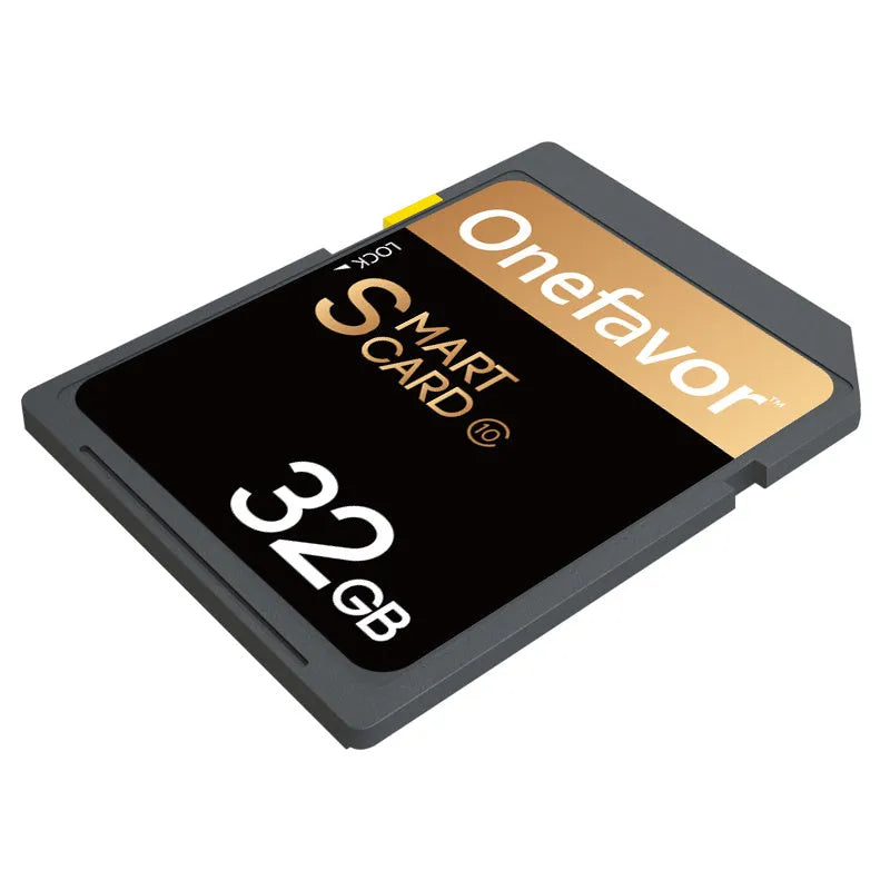 Stainless steel SD to PCMCIA adapter card with 32GB SD card for Mercedes-Benz vehicles.