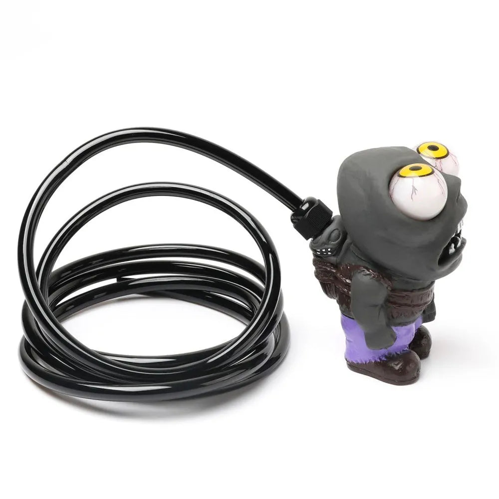 Turbo car blow-off valve explosive eye doll ornament kit with pressure valve and copper fittings.
