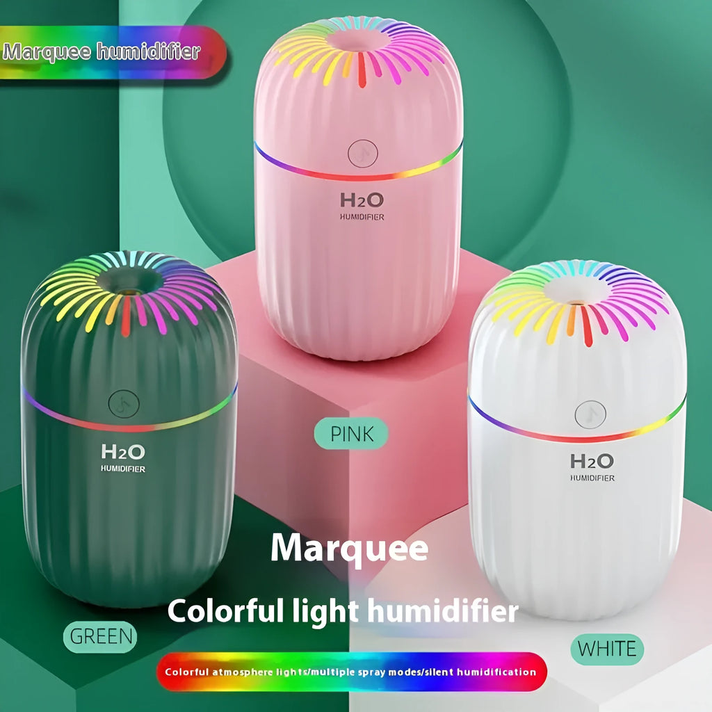 Mini car-shaped USB aromatherapy humidifier in animal design with dimensions 75x75x116mm