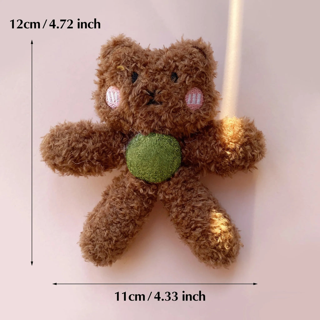 Edible catnip ball chewing toy for kittens with animal designs