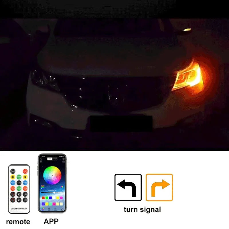 Flexible PVC LED light strip for General Motors engine cover illumination in multiple colour options