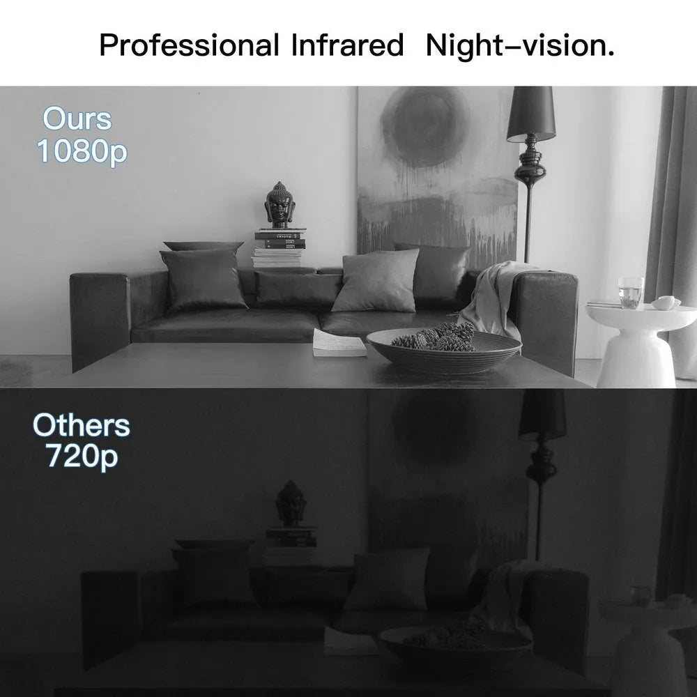 Black 1080p HD DV home camera with night vision and 90-degree rotation capability