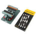 General mobile phone repair fixture with adjustable clamps, silicone grips, and a metal demolition crowbar tool.