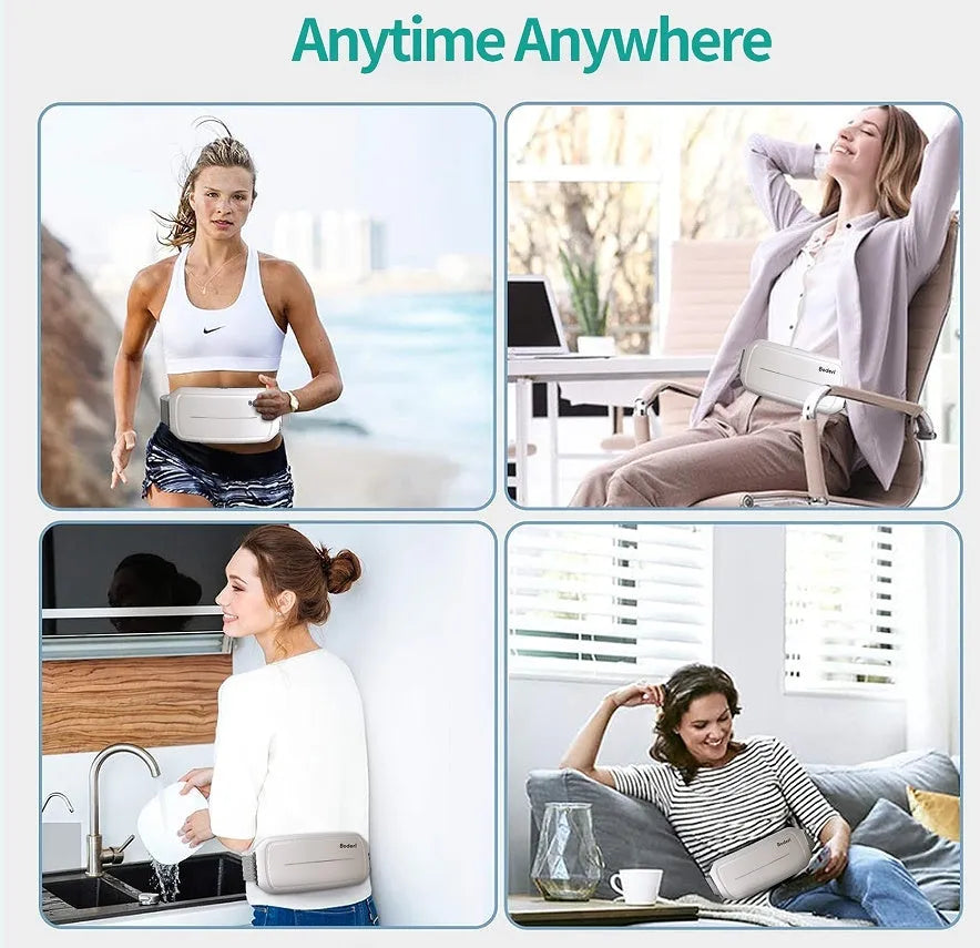 White ABS plastic Tummy Machine abdominal exercise device with adjustable resistance settings