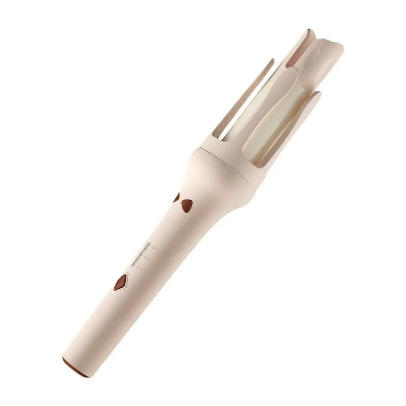 32mm automatic hair curler in white or chigo colours with pink, purple, beige, or green accents