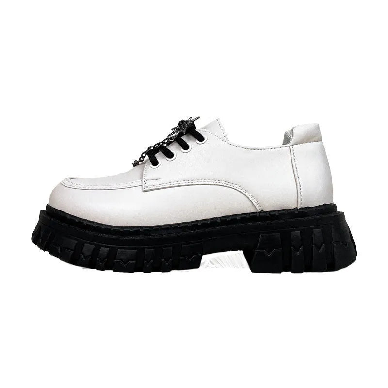 Women's preppy JK style loafers with cross strap and round toe in Duke Asterism colour