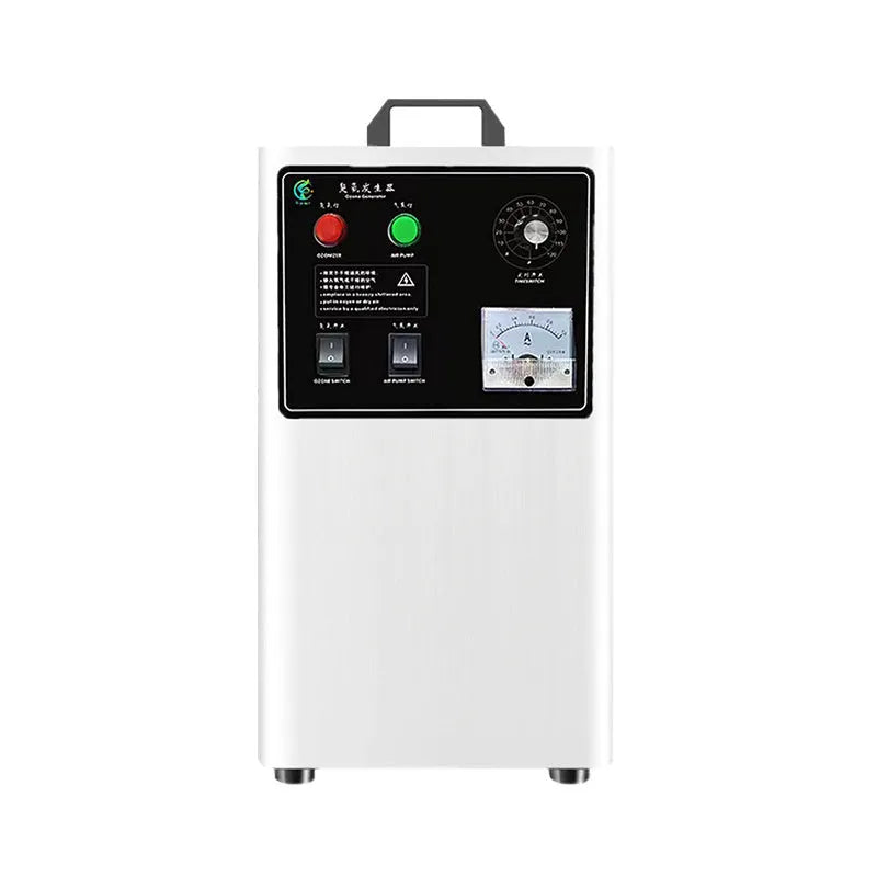 White or stainless steel ozone generator for fruit and vegetable treatment with 20g/h output