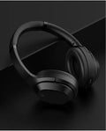 Black Gorsun E98 over-ear Bluetooth headphones with memory-protein ear cushions and stainless steel sliders
