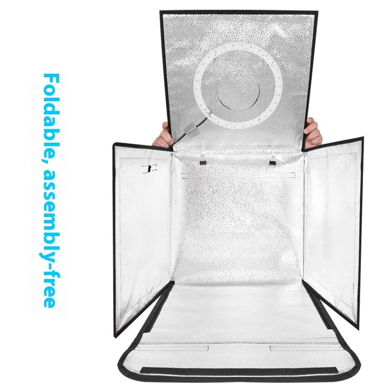 50cm foldable studio light box with USB plug for product photography