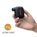 Black AS100 electric bike pump with USB cable and waterproof bag