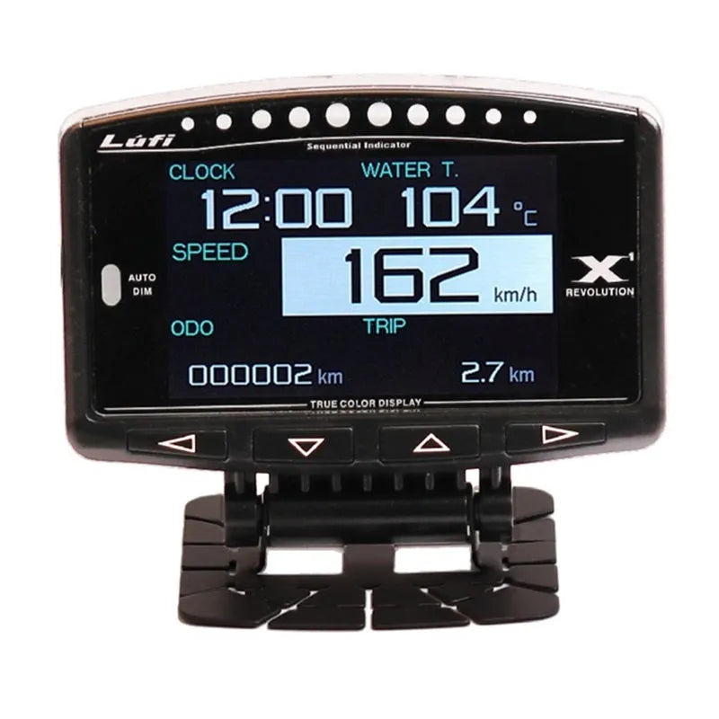 X1 Automotive Multi Function OBD diagnostic instrument with LED display and metal housing