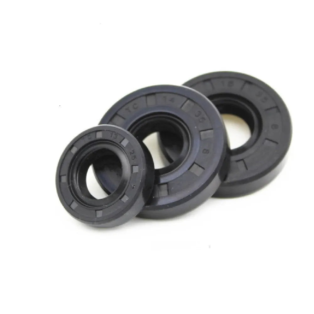 AG100 motorcycle engine rubber seal kit with 10 pieces showing different thickness variants