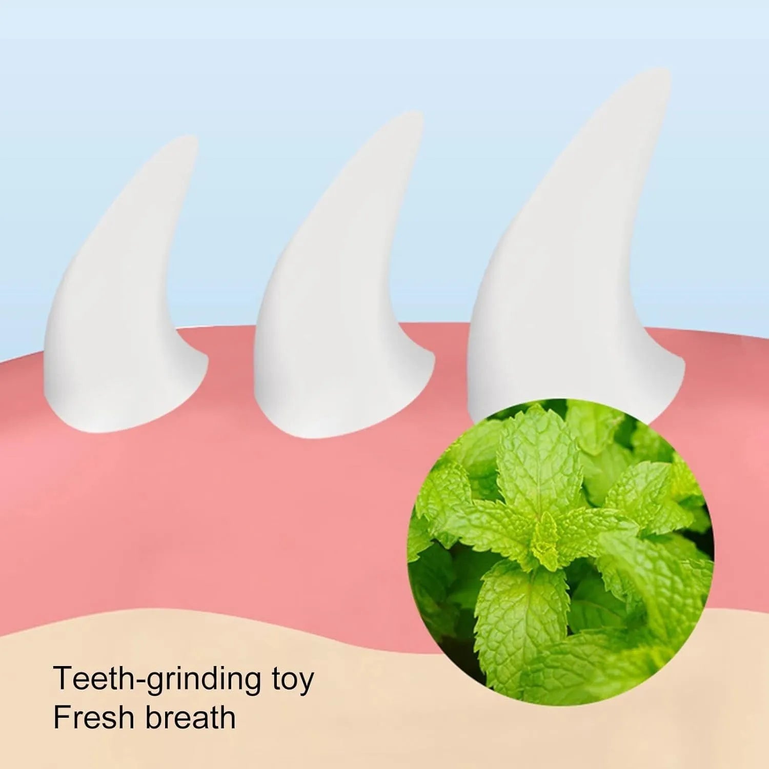Blue carrot-shaped catnip ball toy with self-adhesive sticker for wall mounting and teeth cleaning