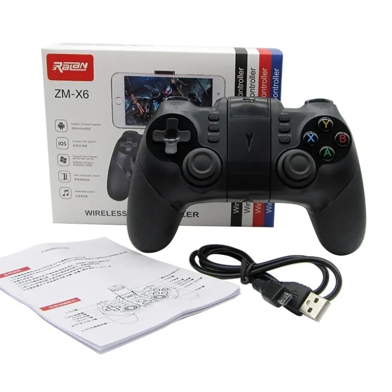 USB Bluetooth gamepad joystick controller compatible with Android iPhone PC PS3