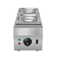 Commercial chocolate melting machine with stainless steel construction and temperature control display