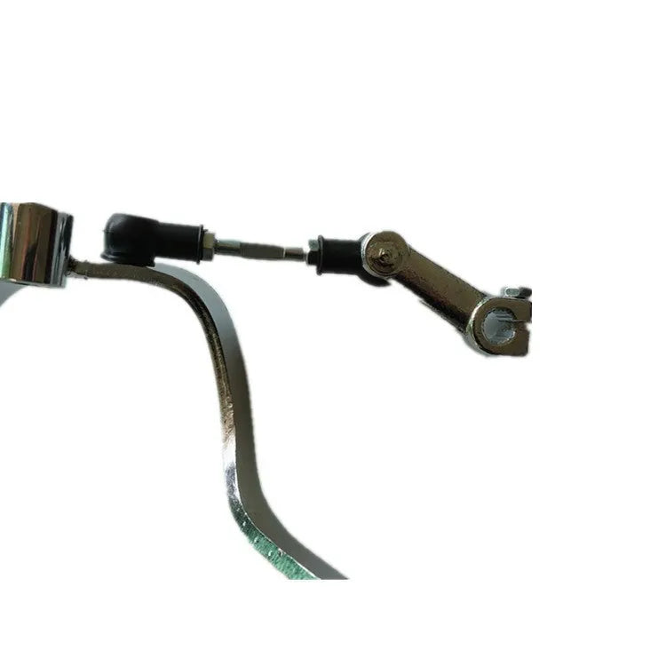 GS125 motorcycle gear lever showing 300mm length and coarse/fine teeth pattern detail