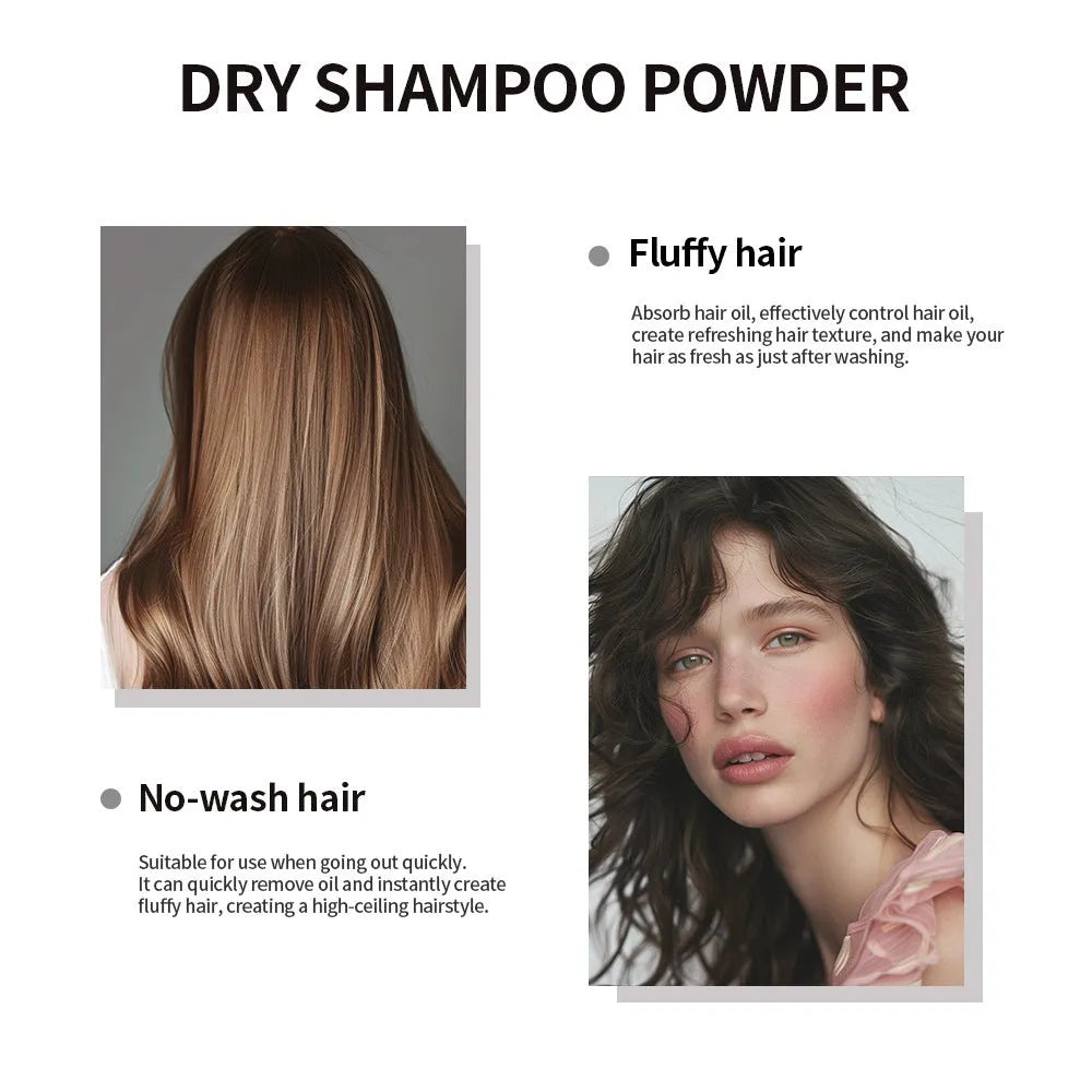 Disposable 5g sachet of no-rinse hair styling powder with Blue, Green, Red colour options