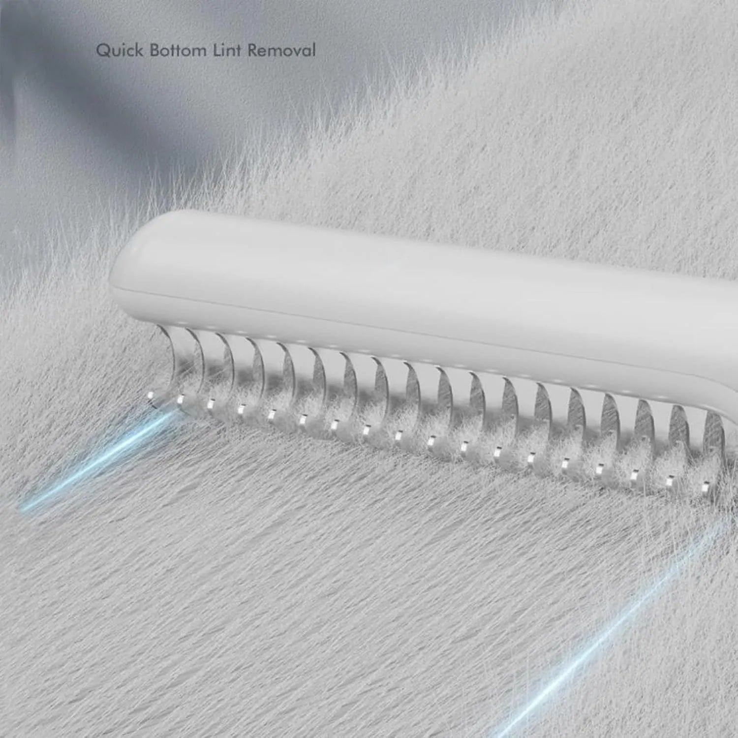 Stainless steel pet grooming comb with 9 teeth and comfortable handle for removing mats